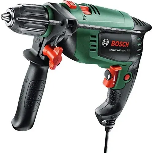 Дриль ударний Bosch UniversalImpact 700 + набор (0.7 кВт) (060313100A) - PRORAB image-2