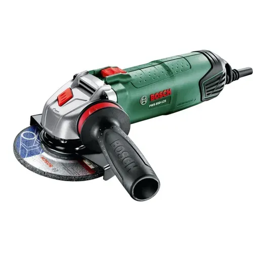 Кутова шліфувальна машина Bosch PWS 850-125 (0.85 кВт, 125 мм) (06033A270B) - PRORAB