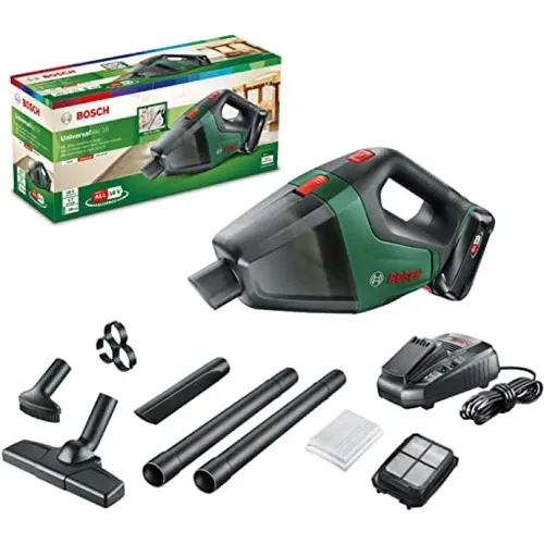 Акумуляторний порохотяг Bosch UniversalVac 18 Set (18 В, 2.5 А*год, 1.5 л) (06033B9103) - PRORAB