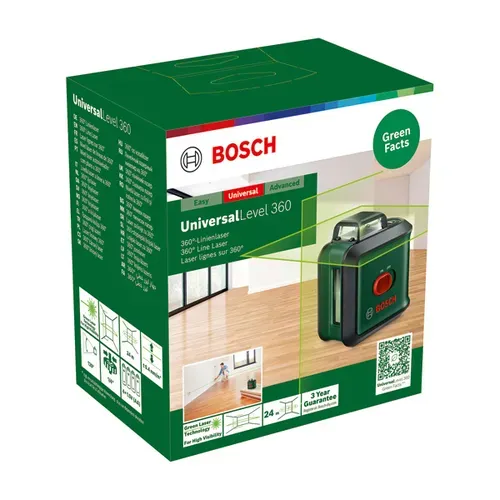 Лазерний нівелір зі штативом Bosch UniversalLevel 360 Set (24 м) (0603663E06) - PRORAB image-4
