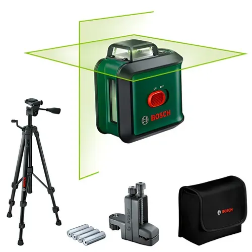 Лазерний нівелір Bosch UniversalLevel 360 Premium Set + штатив TT 150 + тримач MM 3 (0603663E07) - PRORAB