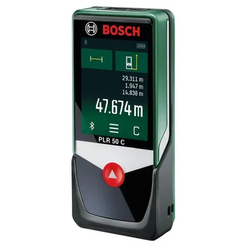 Лазерний далекомір Bosch PLR 50 C (0.05-50 м) (0603672220) - PRORAB