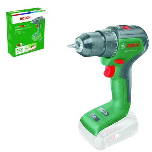 Акумуляторний дриль Bosch UniversalDrill 18V-60 (18 В, без АКБ, 60 Нм) (06039D7000) - PRORAB