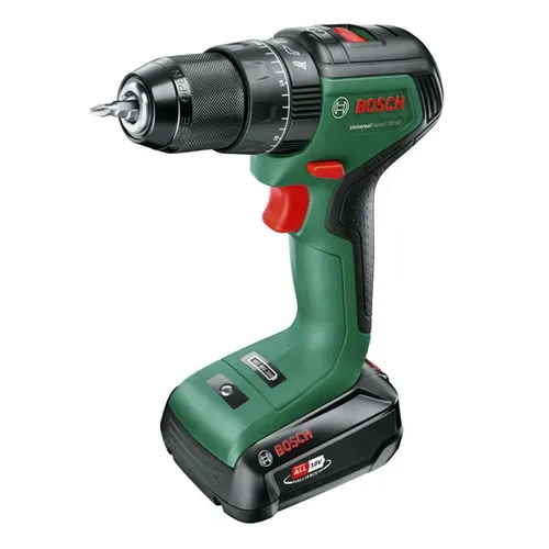 Акумуляторний ударний дриль Bosch UniversalImpact 18V-60 (18 В, 2 А*год, 60 Нм) (06039D7101) - PRORAB image-1