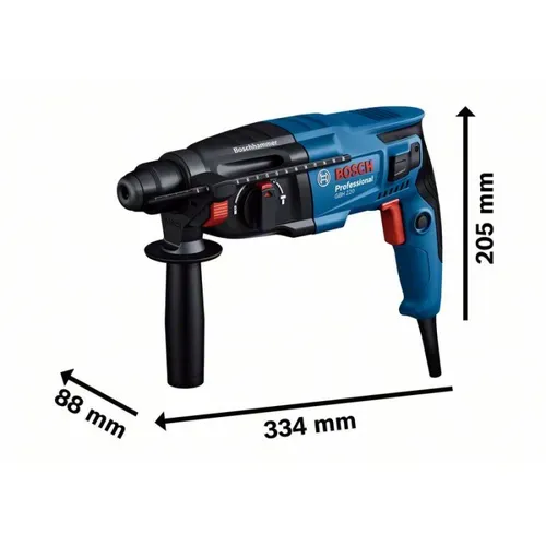 Перфоратор Bosch GBH 220 Professional (0.72 кВт, 2 Дж) (06112A6020) - PRORAB image-4