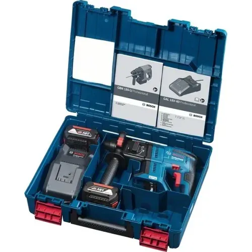 Акумуляторний перфоратор Bosch GBH 180-LI Professional (18 В, 4 А*год, 2 Дж) (0611911122) - PRORAB image-2