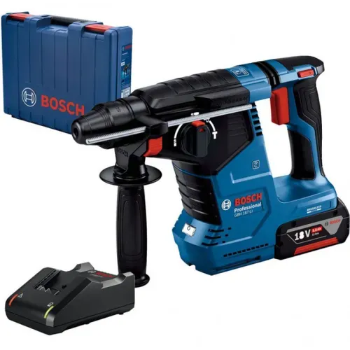 Акумуляторний перфоратор Bosch Professional GBH 187-LI SDS-Plus (18 В, 5 А*год, 2.4 Дж) (0611923022) - PRORAB