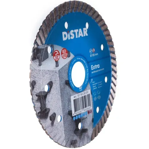 Алмазний відрізний круг Distar Turbo Extra (125х2.2х22.23 мм) (10115028010) - PRORAB image-1