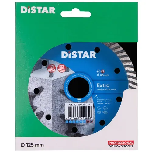 Алмазний відрізний круг Distar Turbo Extra (125х2.2х22.23 мм) (10115028010) - PRORAB image-3