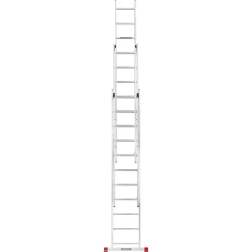 Драбина алюмінієва 3-х секційна Квітка PRO (3х11 сходинок) (110-9311) - PRORAB image-4