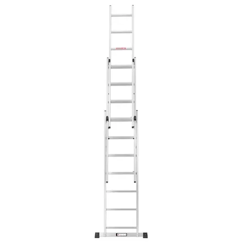 Драбина алюмінієва 3-х секційна LADDER STANDART (3х7 сходинок) (190-9307) - PRORAB image-3