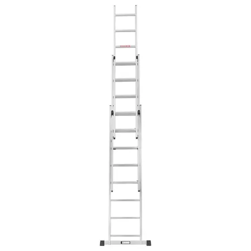 Драбина алюмінієва 3-х секційна LADDER STANDART (3х8 сходинок) (190-9308) - PRORAB image-3