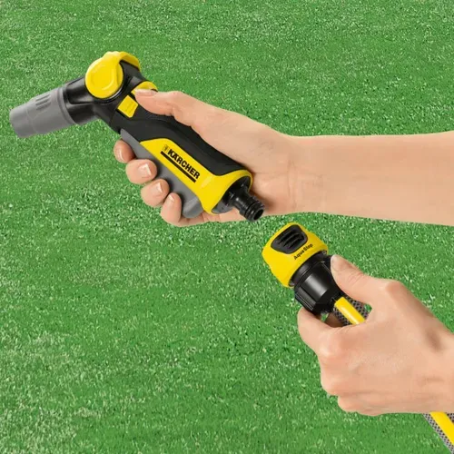 Конектор для шлангу з аквастопом Karcher Plus (1/2'', 5/8'', 3/4") (2.645-204.0) - PRORAB image-1