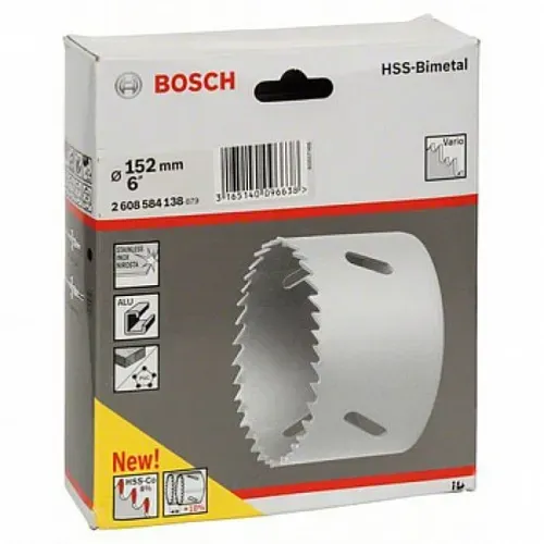 Коронка біметалева Bosch HSS-Bimetall (152 мм) (2608584138) - PRORAB image-1