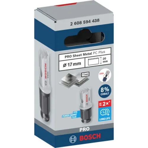 Коронка по металу Bosch PRO Sheet Metal (17 мм) (2608594438) - PRORAB image-1