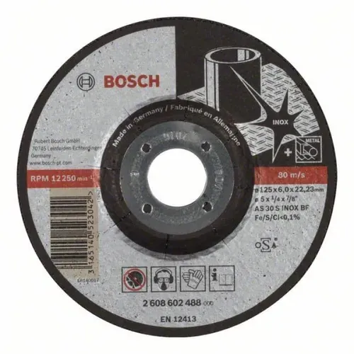 Круг зач. 125х6,0х22 мм Expert Inox, Bosch - PRORAB