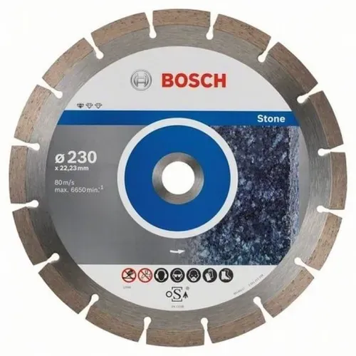 Алмазний відрізний круг по каменю Bosch PF Stone (230-22.23) (2608603238) - PRORAB