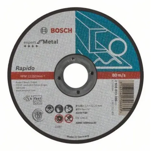 Круг відрізний Bosch Expert for Metal (125х1х22 мм) (2608603396) - PRORAB