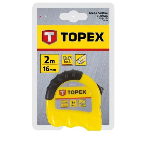 Рулетка Topex (2 м х 16 мм) (27C302) - PRORAB image-1