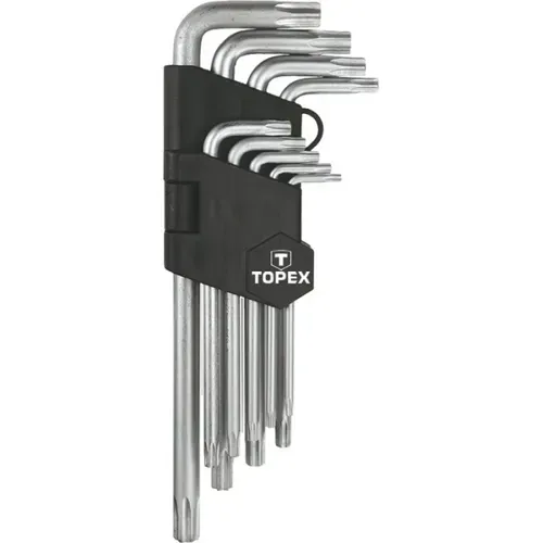 Набір ключів шестигранних Torx Topex (T10-T50) (35D961) - PRORAB image-1