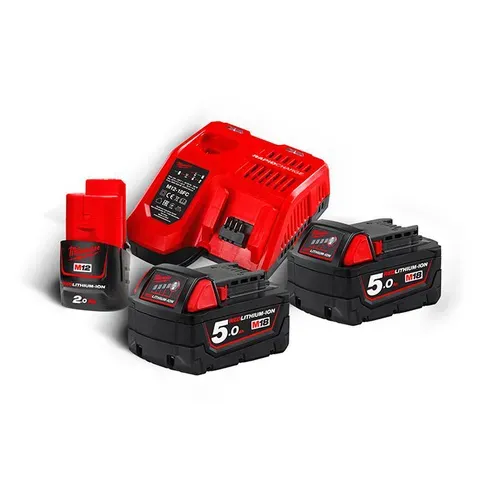 Набір акумулятор + зарядний пристрій Milwaukee M18 NRG-502 (4933459217) - PRORAB