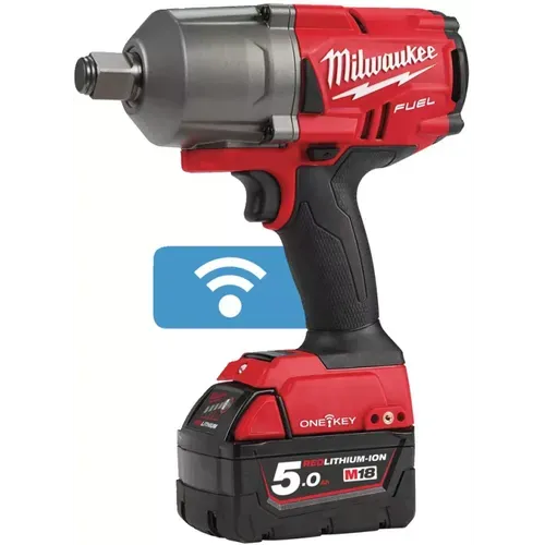 Акумуляторний гайковерт Milwaukee M18 ONEFHIWF34-502X (18 В, 2х5 А*год, 1627 Н*м) (4933459730) - PRORAB image-1