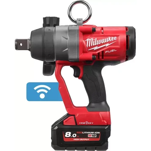 Акумуляторний гайковерт Milwaukee M18 ONEFHIWF1-802X (18 В, 2х8 А*год, 2400 Н*м) (4933459733) - PRORAB