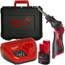 Акумуляторний паяльник Milwaukee M12 SI-201C (12 В, 2 А*год, 90 Вт) (4933459761) - PRORAB