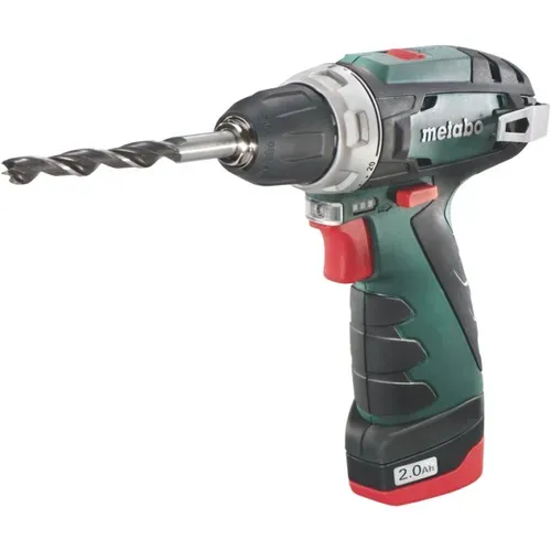 Акумуляторний дриль-шуруповерт Metabo PowerMaxx BS Basic (2х10.8 В, 2 А*год) (600080500) - PRORAB image-1