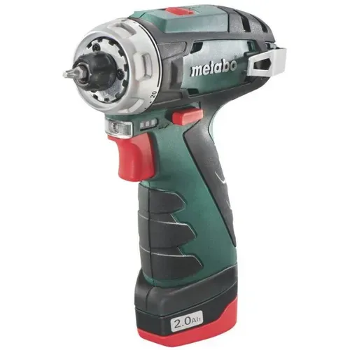 Акумуляторний дриль-шуруповерт Metabo PowerMaxx BS Basic (2х10.8 В, 2 А*год) (600080500) - PRORAB image-2