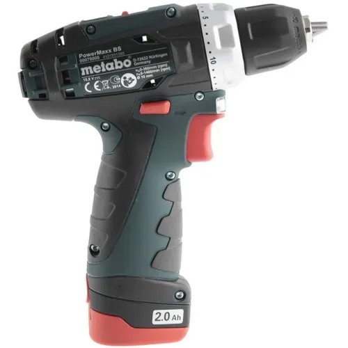 Акумуляторний дриль-шуруповерт Metabo PowerMaxx BS Basic (2х10.8 В, 2 А*год) (600080500) - PRORAB image-4