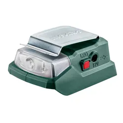 Силовий адаптер + ліхтарик Metabo PowerMaxx PA 12 LED-USB (12 В) (600298000) - PRORAB