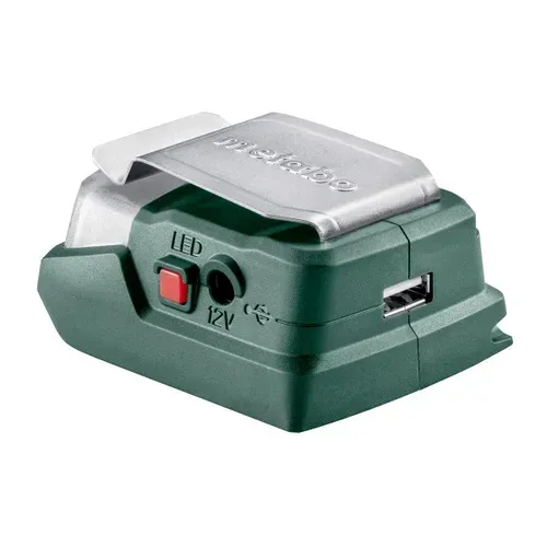 Силовий адаптер + ліхтарик Metabo PowerMaxx PA 12 LED-USB (12 В) (600298000) - PRORAB image-1