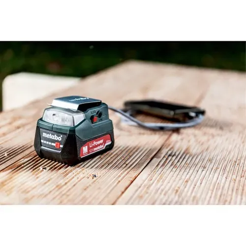 Силовий адаптер + ліхтарик Metabo PowerMaxx PA 12 LED-USB (12 В) (600298000) - PRORAB image-2