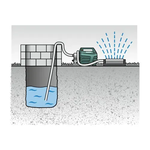 Садовий насос Metabo P 6000 Inox (1.3 кВт, 6000 л/год) (600966000) - PRORAB image-1