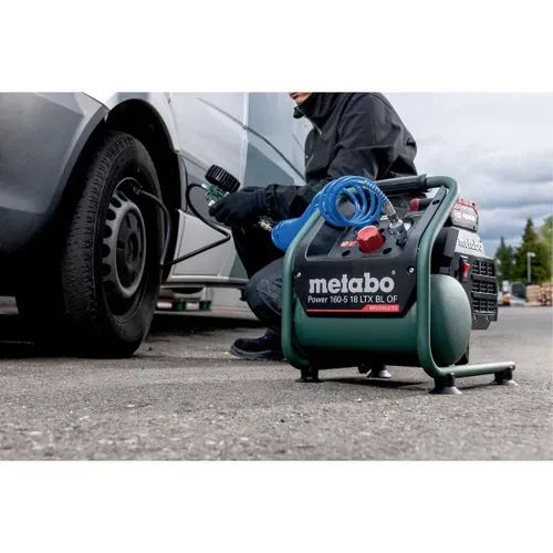 Акумуляторний компресор Metabo Power 160-5 18 LTX BL OF (18 В, 120 л/хв, без АКБ) (601521850) - PRORAB image-6