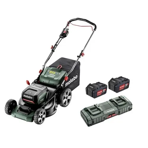 Акумуляторна газонокосарка Metabo RM 36-18 LTX BL 46 (2х18 В, 2х5.2 А*год, 460 мм) (601606650) - PRORAB