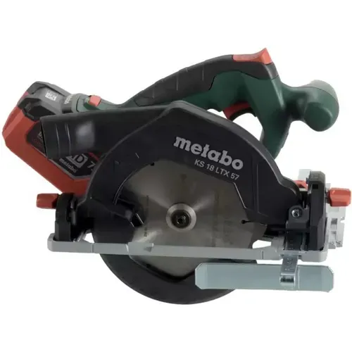 Акумуляторна ручна циркулярна пила Metabo KS 18 LTX 57 + кейс (18 В, 165 мм, без АКБ) (601857840) - PRORAB image-3