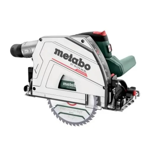 Акумуляторна заглибна циркулярна пила Metabo KT 18 LXT 66 BL + кейс (18 В, 165 мм, без АКБ) (601866840) - PRORAB image-4