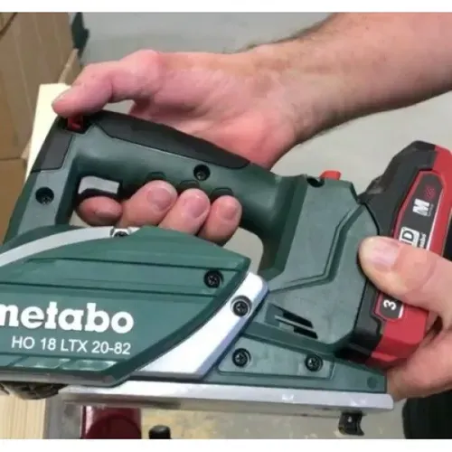 Акумуляторний рубанок Metabo HO 18 LTX 20-82 + кейс (18 В, без АКБ, 82 мм) (602082840) - PRORAB image-4