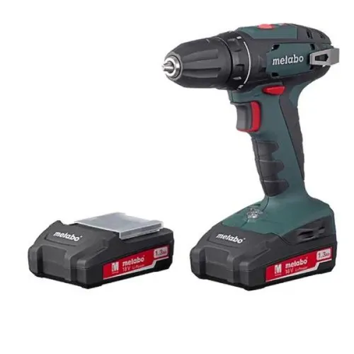 Акумуляторний шуруповерт Metabo BS 18 (18 В, 2х1.5 А*год, 48 Н*м) (602207550) - PRORAB image-1