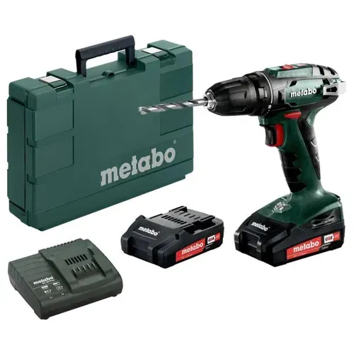 Дриль-шуруповерт Metabo BS 18 (2х18 В, 2 А*год) (602207560) - PRORAB