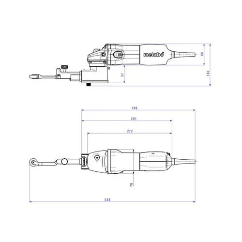 Metabo Напильник стрічковий 6-19 мм 950 Вт BFE 9-20 - PRORAB image-1