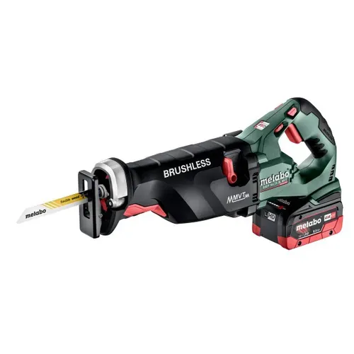 Акумуляторна сабельна пила Metabo SSEP 18 LTX BL MVT (18 В, 2х8 А*год, 32 мм) (602258810) - PRORAB