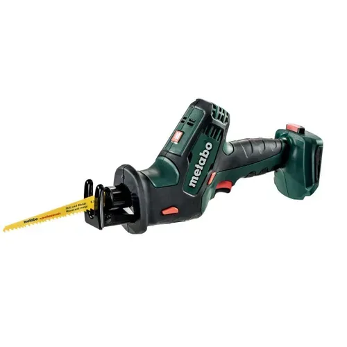 Акумуляторна шабельна пила Metabo SSE 18 LTX Compact + metaBOX (18 В, без АКБ) (602266840) - PRORAB image-2