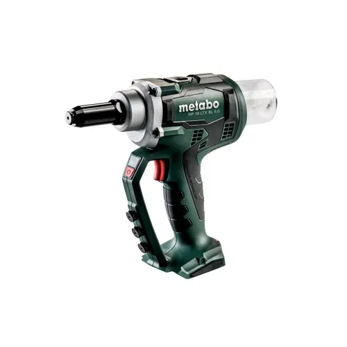 Акумуляторний заклепувальний пістолет Metabo NP 18 LTX BL 5.0 (18 В, без АКБ, 10 кН) (619002840) - PRORAB