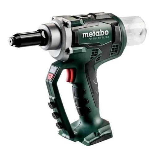 Акумуляторний заклепувальний пістолет Metabo NP 18 LTX BL 5.0 (18 В, без АКБ, 10 кН) (619002890) - PRORAB