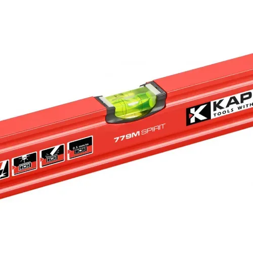 KAPRO SPIRIT Рівень-васервага профі 0,8 м магнітний 2 вічка - PRORAB image-1