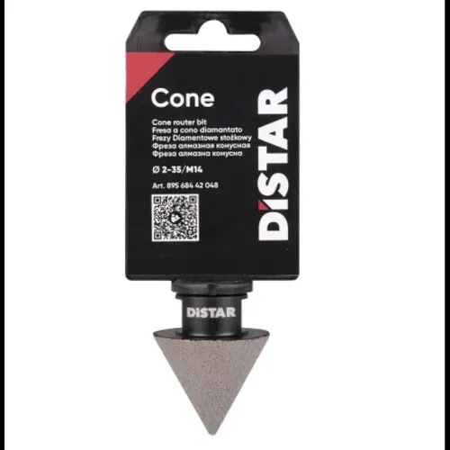 Фреза алмазна конусна для болгарки Distar Cone (2-35 мм, M14) (89568442048) - PRORAB image-3