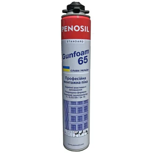 Піна монтажна пістолетна Penosil Standard Gunfoam 65 (805 мл) (A3778) - PRORAB